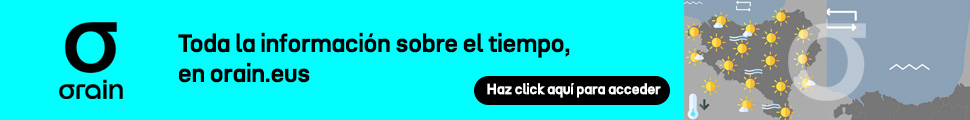 Toda la información sobre el tiempo, en orain.eus